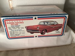Model King ‘56 Ford Victoria Hardtop Strip Fowl 1:25 Model Car Kit New Sealed.