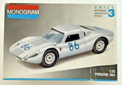 Vintage Sealed Monogram 1/25 Porsche 904 #2954 Skill 3 Model Car Kit