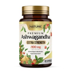 Built by Nature Ashwagandha 2100mg Extra Strength Stress 60 Count (Pack of 1)