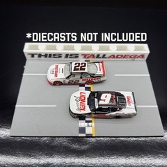 NASCAR Diecast 1/64 Track Display Accessory Talladega Ryan Blaney Kevin Harvick