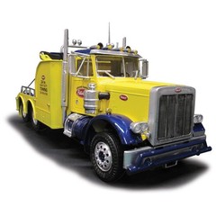 AMT Peterbilt 359 Wrecker Model Kit – 1/25 Scale Buildable 0.5 Liters, Black