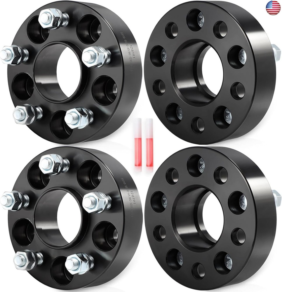 ECCPP 4PCS 5×110 to 5×110 Wheel Spacers Hub Centric 1.5″ (38mm) 5 Lug fit for