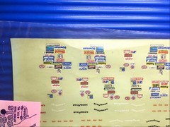 FORD CHEVY PONTIAC BUICK DODGE NASCAR STOCK CAR MODEL DECAL SHEET