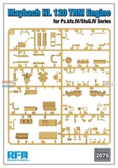 RFMRM2075 1:35 Rye Field Model Maybach HL 120 TRM Engine (for Panzer IV/StuG IV