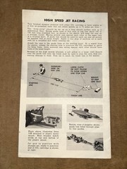 1959 Monogram ‘Slingshot’ Dragster Model Kit Instructions Sheet PC49