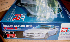 SEALED Tamiya 1:24 NISSAN Skyline GT-R V-Spec II (R34) Car Model # 24258 2002 OP