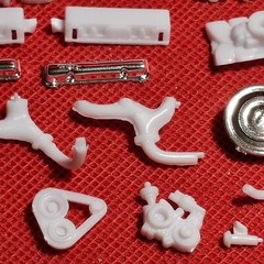 Engine From 1977 Jeep CJ7 1:24 Scale Model Car Part