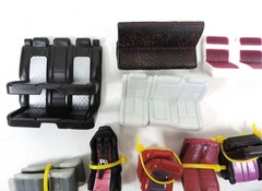 Model Car Parts Folding Bucket Seats Bench Seats Lot (35 pieces)