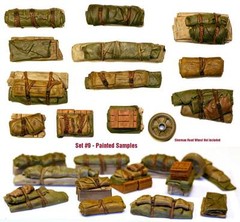 1/35 Universal Tents Tarps & Crates #9 – Value Gear Details – Resin Stowage