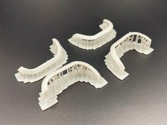 Chevy Silverado GMC Sierra K2500 4×4 Fender Flares for 1:25 AMT Model Kit