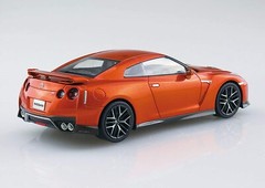 Aoshima 1/32 The Snap Kit Nissan GT-R Ultimate Orange Color Coded from Jp 1758