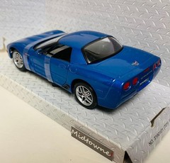 New 2003 CORVETTE Z06 Electron Blue 1:24 Scale Maisto Special Edition Die-cast