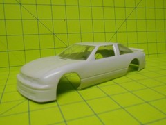 BODY – 1988-1992 NASCAR OLDSMOBILE CUTLASS STOCK CAR BODY & GLASS – 1/25 SCALE