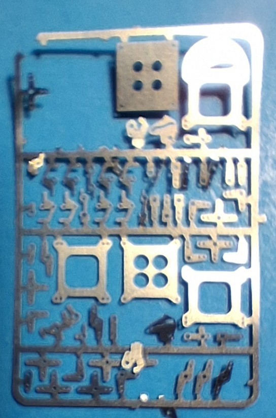 METAL ETCH ENGINE DETAILS – 66 NOVA SS PRO STREET – MODEL CAR KIT PARTS LOT