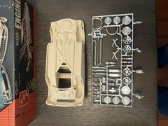 SUPER RARE! *ORIGINAL VINTAGE SMP AMT 1960 CHEVY CORVETTE HARDTOP KIT
