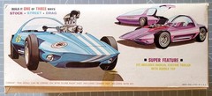 AMT Silhouette Custom Show Car Kit T276 1968 Open Art Box Stock, Street or Drag