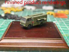 1/700/400/350/200 Air Force KTC Air Conditioning Vehicle Unpainted Model