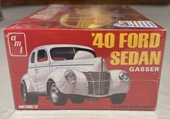 AMT ’40 FORD SEDAN GASSER 1/25 SCALE MODEL KIT build: stock, street rod or drag