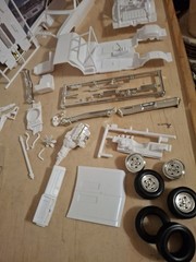 Revell 1/25 1969 Chevy Nova SS Plastic Model Kit 85-2098 Partially Together