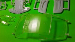 2013 Camaro ZL1 1/25 Hood Body Glass Interior Slot Car Build Model Car Kit Part