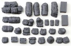 1/35 USA WWII Pack Set #2 – Value Gear Resin Stowage- 25 Pieces