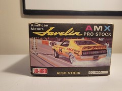 *Vintage / Rare* Jo-Han AMC Javelin AMX Pro-Stock Empty Model Car Box