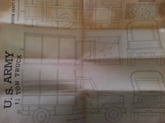 Austin Craft Solid Wood Model Kit US Army one and a half Ton Truck
