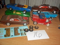 Model Car Junkyard/Parts Lot Salvage Built Plastic Models #15