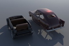 ABS Like Resin 3D Printed 1951 Henry J Model in 1/25