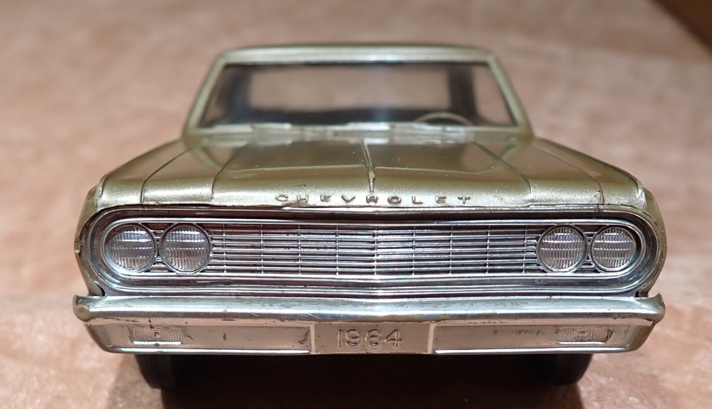 AMT promo car 1964 Chevrolet Chevelle Malibu SS metallic tan chevy