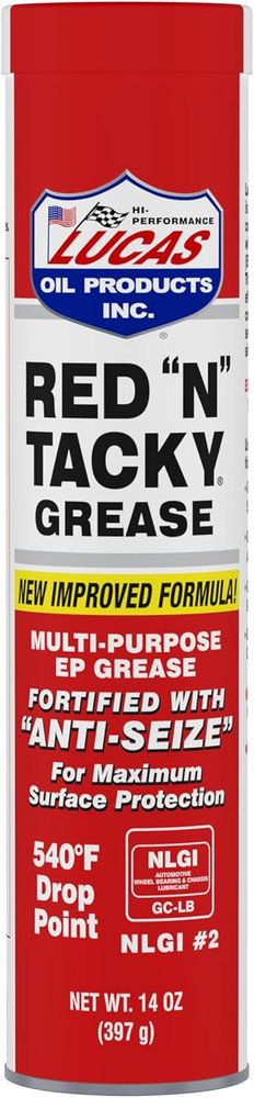 Lucas Red ‘N’ Tacky Grease – 14 Ounce