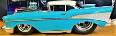 Chevy Drag Race Car Dragster Custom Built Metal Model Vintage 55 RARE 57 1955