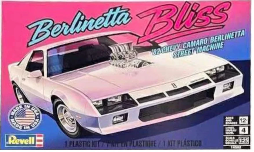 Revell 14582 ’82 Chevy Camaro Berlinetta Street Machine Bliss 1/25 model kit