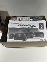 VTG AMT ERTL 1997 Plymouth Prowler & Trailer Plastic Model Kit 1/25th Open Box