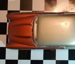 Resin Bubble Hood for ’55 Chevy Bel Air Sedan AMT 1/25. HOT! NEW!