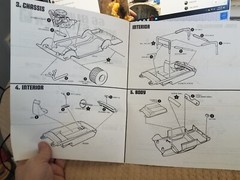 Vtg 1966 Buick Modified Stocker Model Car Instruction Sheet AMT Co.