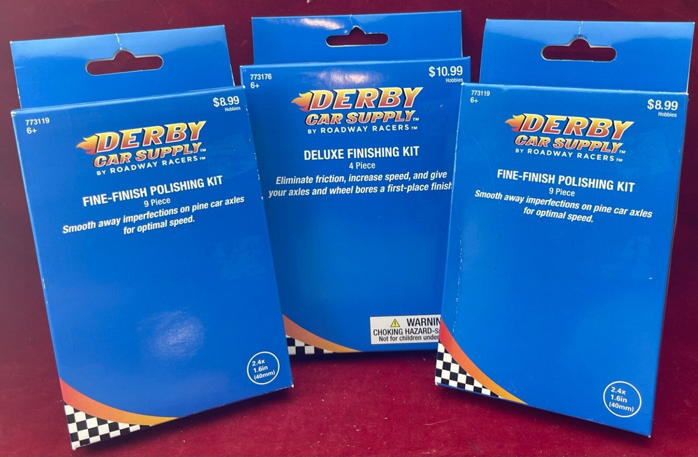DERBY Car Supply Fine Finish Kit 773176(2) / Deluxe Kit 773119 Roadway Racers /