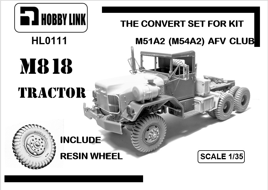 1/35 HOBBY LINK US M818 Semi Tractor