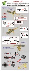 Five Star MM35001 1/35 US Army M2 Browning Machine Gun Cal. .50 Complete Set