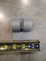 3D Printed 1/25 Prefabricated Wheel Tubs For Drag Pro-Street Street Machine.