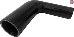 ID 1.5″ to 1.75″ 90 Degree Reducer Silicone Elbow Coupler, 7″ Leg Length
