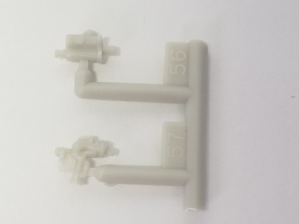 1958 Edsel Pacer BRAKE MASTER CYLINDER & STEERING BOX from AMT 1:25 Model Kit 58