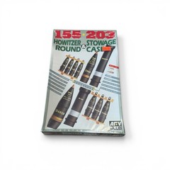 AFV Club 35017 155mm & 203mm Howitzer Round & Stowage Case 1:35 Scale AF35017