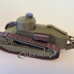 1:35 WWI France Renault FT-17 Tank 3D Print Military Display Model Kit