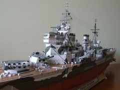 Prince of wales battle cruiser Ship paper Model Do It Yourself DIY 1:200