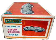 Pyro Supercharged Auburn Speedster 1/25 Model C501-200 USA1967 Complete PLS READ