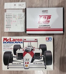 Top Studio 29011 1/20 McLaren-Honda MP4/4 Super Detail-up Set + Tamiya 20022 Kit