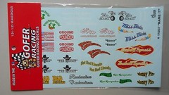 NAME IT 1:24 1:25 GOFER RACING DECALS CAR MODEL ACCESSORY 11037