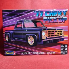 Tinted Windshield / Windows 1977 Chevy Pickup 1:25 Scale Model Car Part Revell.