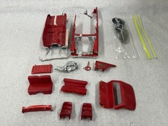 AMT ’55 Chevrolet Nomad Stock Custom Drag Customizing Model Kit Built & Broken